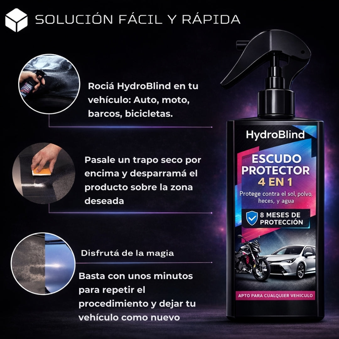 HydroBlind® │ 4 en 1